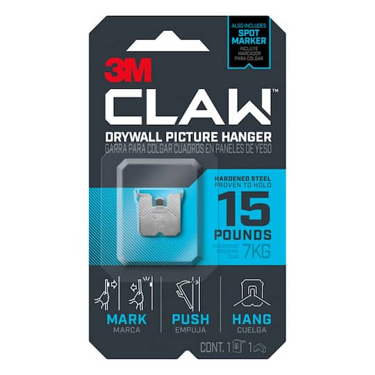 24 Pack: 3M CLAW&#x2122; 15lb. Drywall Picture Hanger